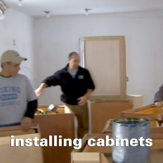 Flip This House – Installing Cabinets
