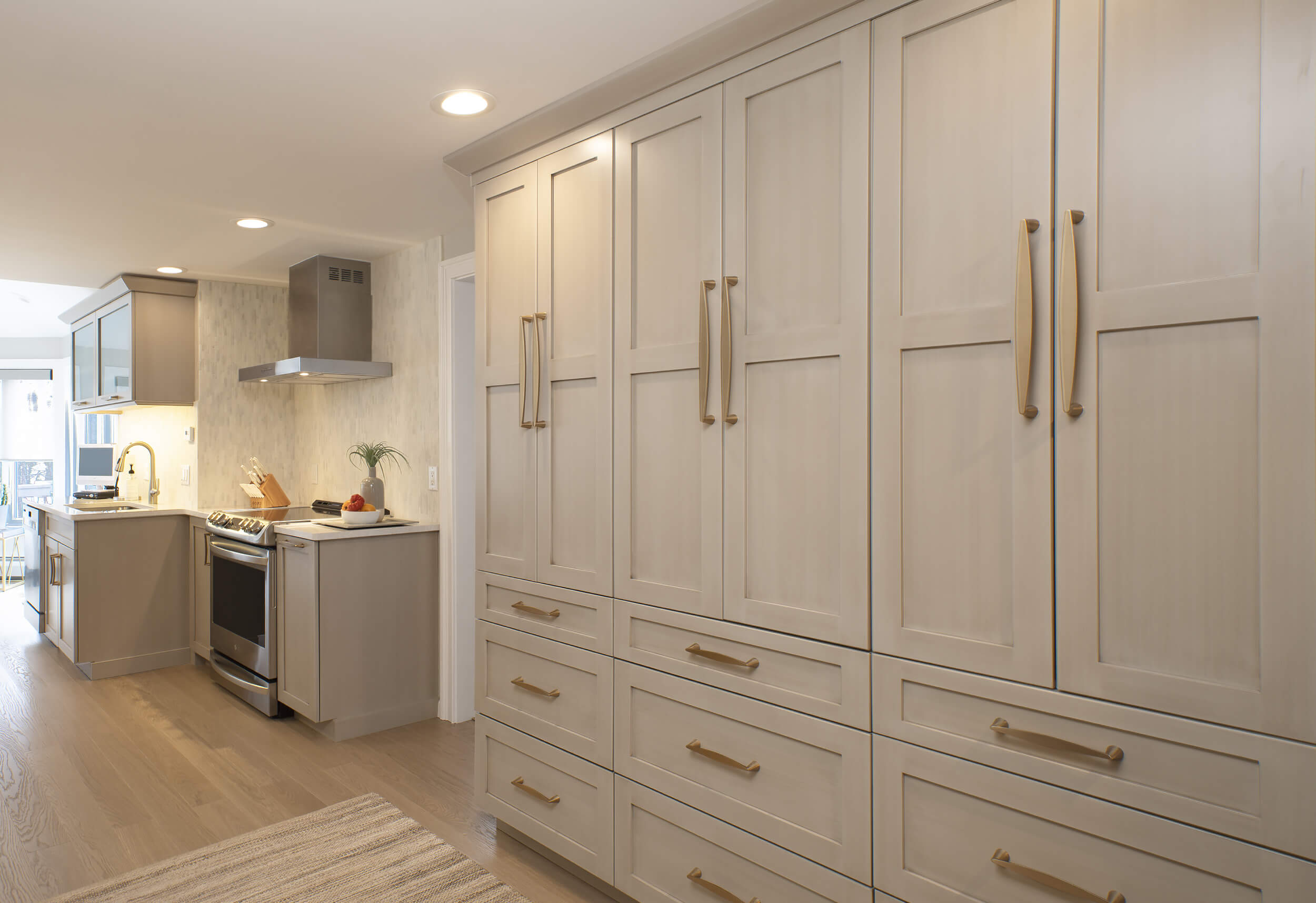 Wall of cabinets kitchen deals