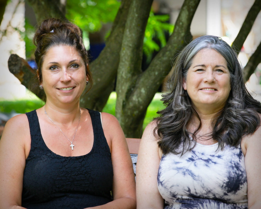 South Windsor contractor Michelle Rice (left) and homeowner Amy Marrotte-Dubiel (right) describe why they loved working with Roberta Melotto on this kitchen remodel project