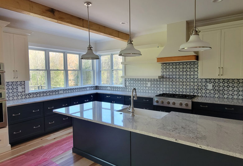 View of Simsbury kitchen